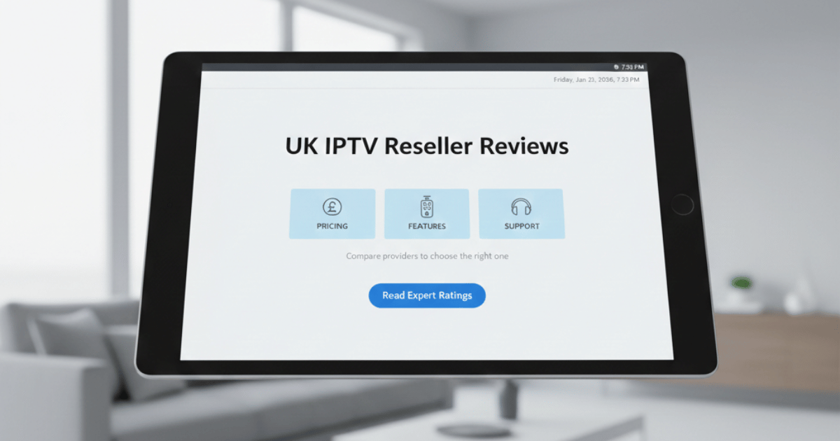 UK IPTV reseller review